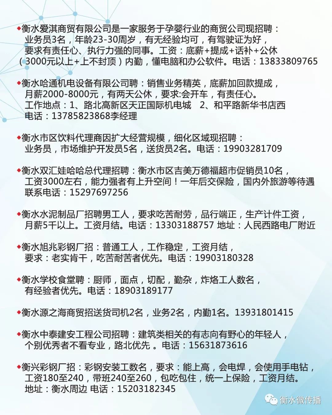 衡水最新招聘信息匯總，求職全流程指南